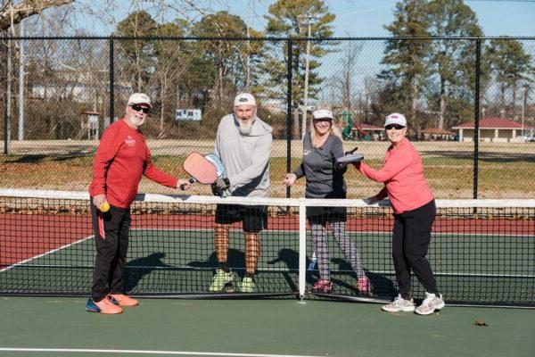 people playing pickle ball