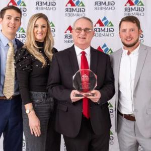 2022 Citizen of the Year: Trent Sanford with family